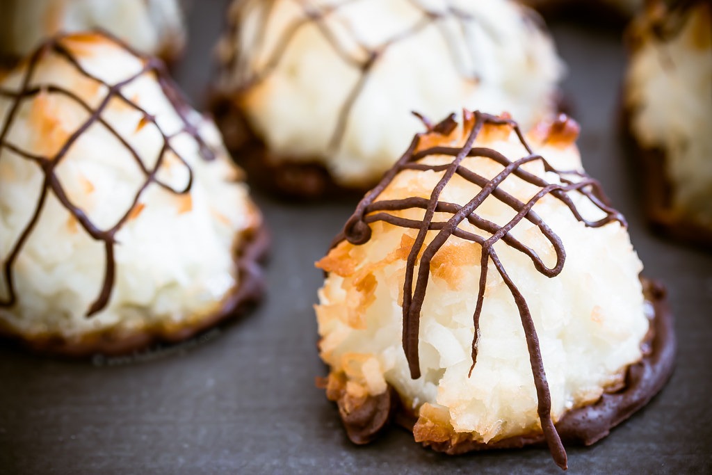 Almond Joy Coconut Macaroons