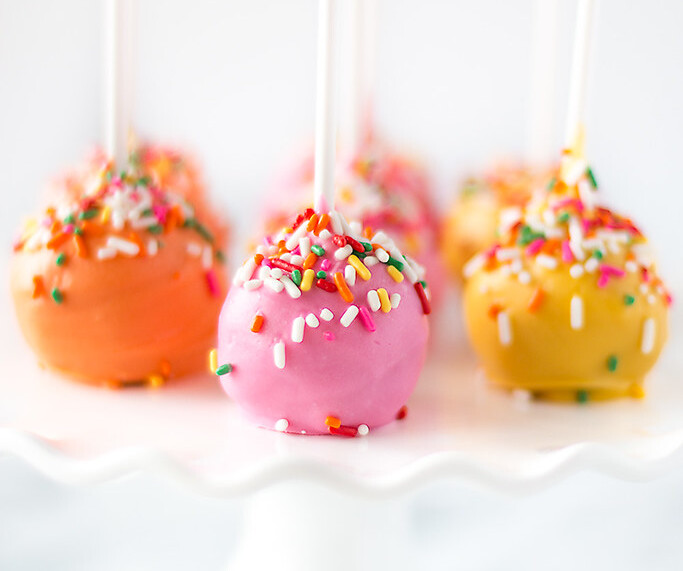 Sweeten your next spring celebration with Strawberry Shortcake Cake Pops
